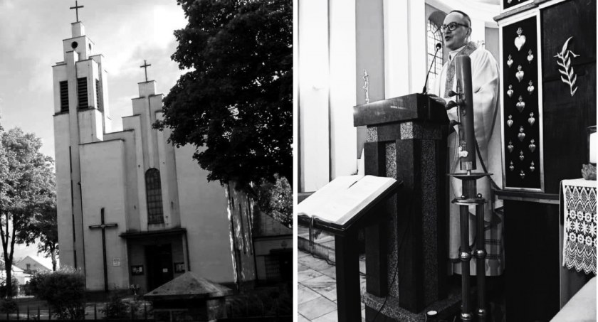 Proboszcz parafii Chrystusa Króla w Rózinowie miał 51 lat. Fot. Facebook/Parafia Chrystusa Króla Włocławek - Rózinowo.