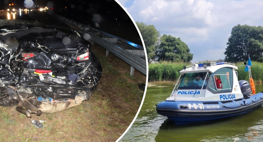 Fot. Policja Włocławek wypadek na A1 / policja kujawsko-pomorska
