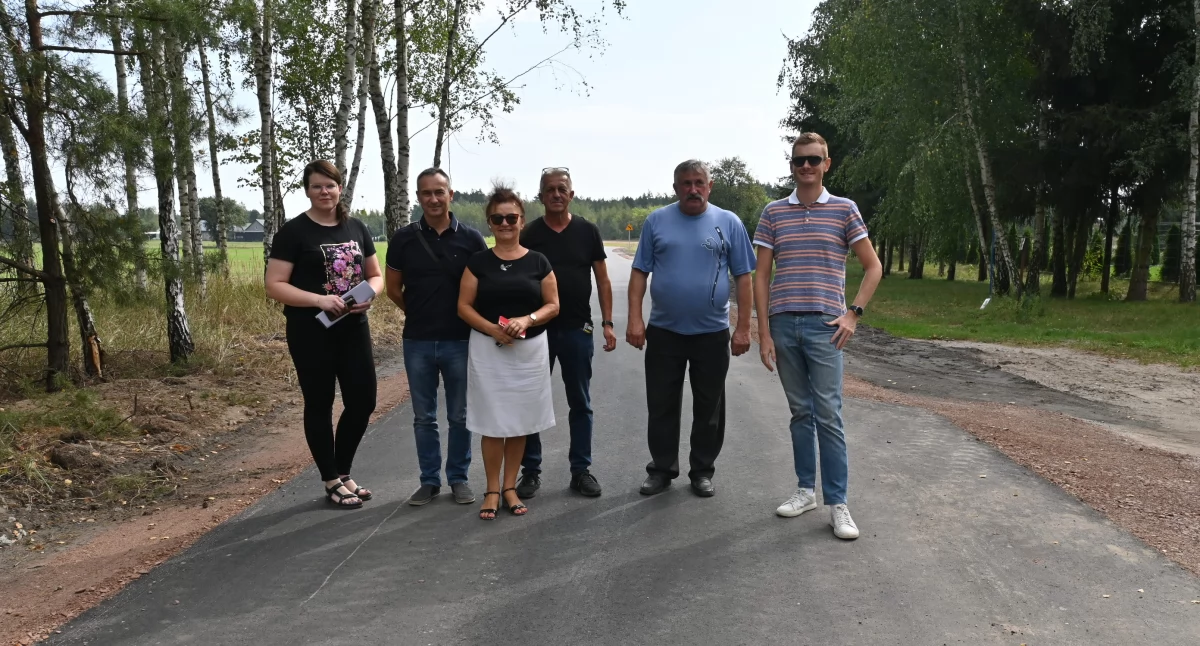 Inwestycje, odcinek drogi Przerytce Gmina Włocławek - zdjęcie, fotografia