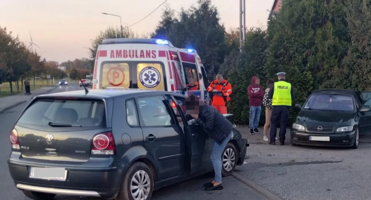 Wypadki drogowe, Wymuszenie pierwszeństwa zakończyło zderzeniem - zdjęcie, fotografia
