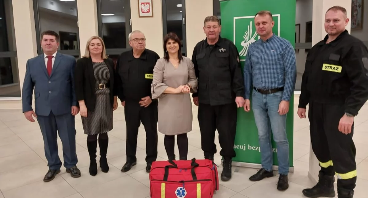 Pożary interwencje straży , sprzęt Lubień Kujawski - zdjęcie, fotografia