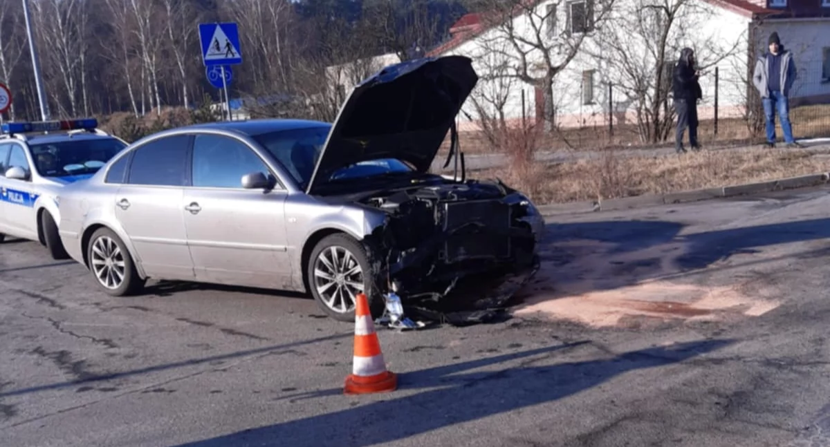 Pożary interwencje straży , Wypadek Włocławku zablokowany służby akcji - zdjęcie, fotografia