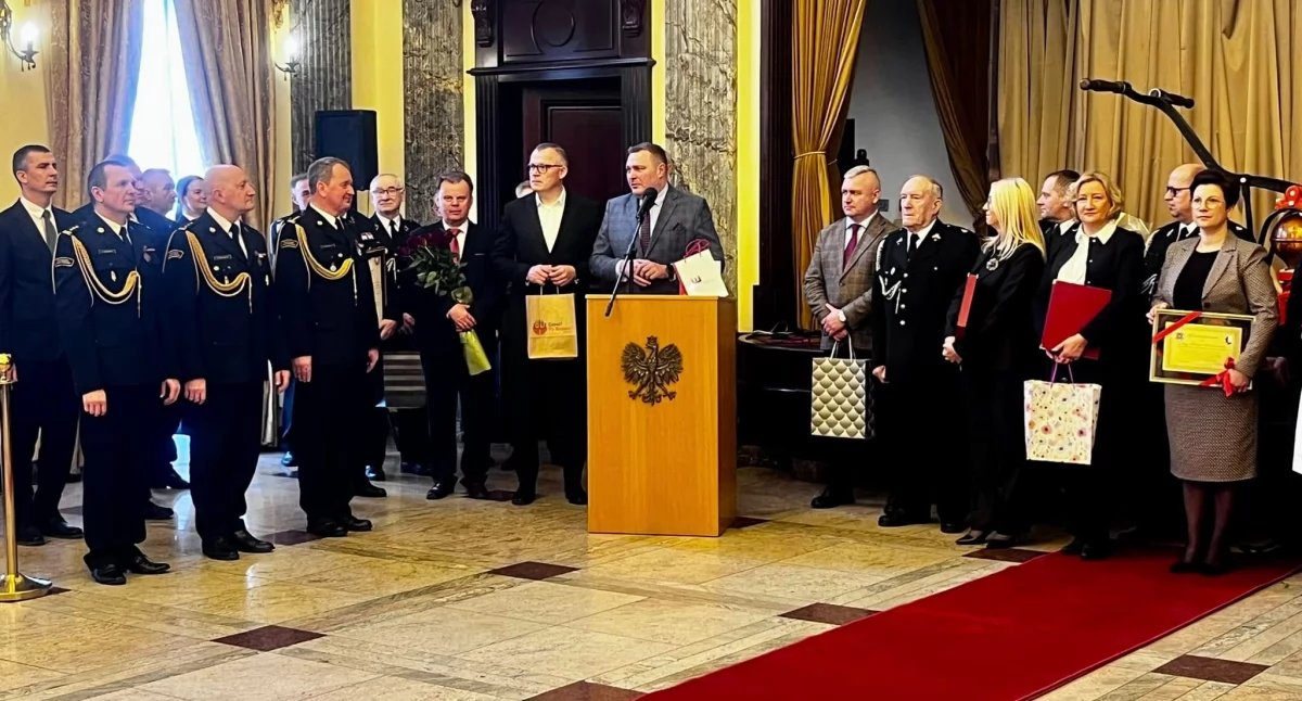 Pożary interwencje straży , Zmiana stanowisku komendanta Włocławku - zdjęcie, fotografia