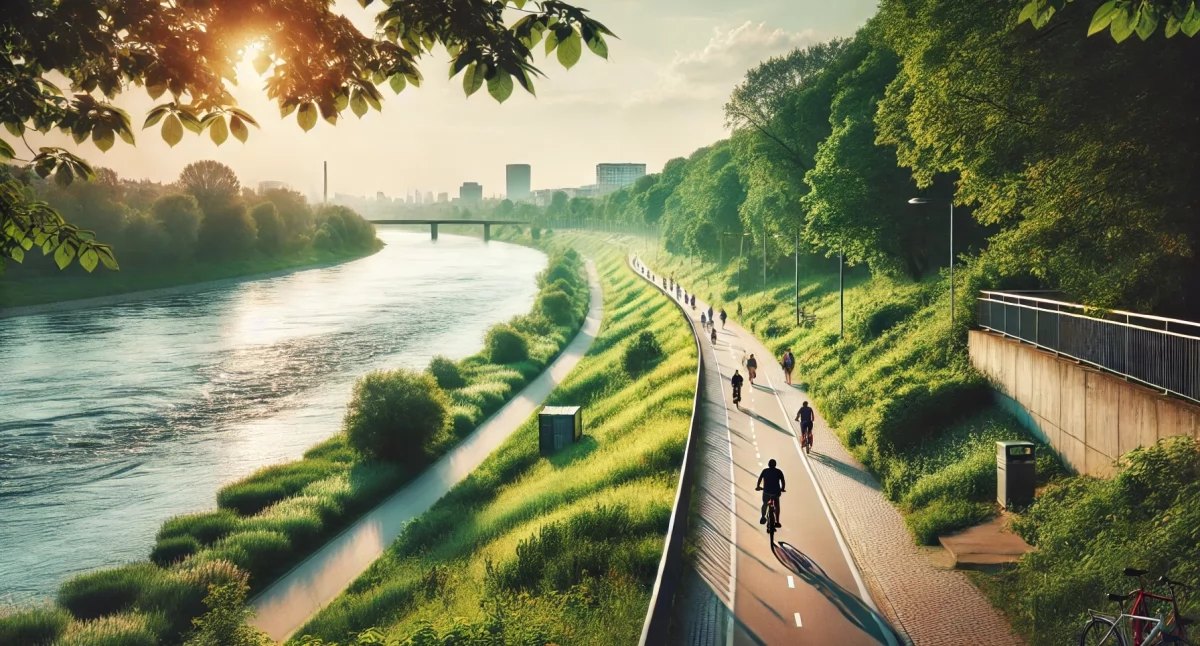 Komunikacja, Włocławek stawia rowery milionów złotych nową infrastrukturę rowerową - zdjęcie, fotografia