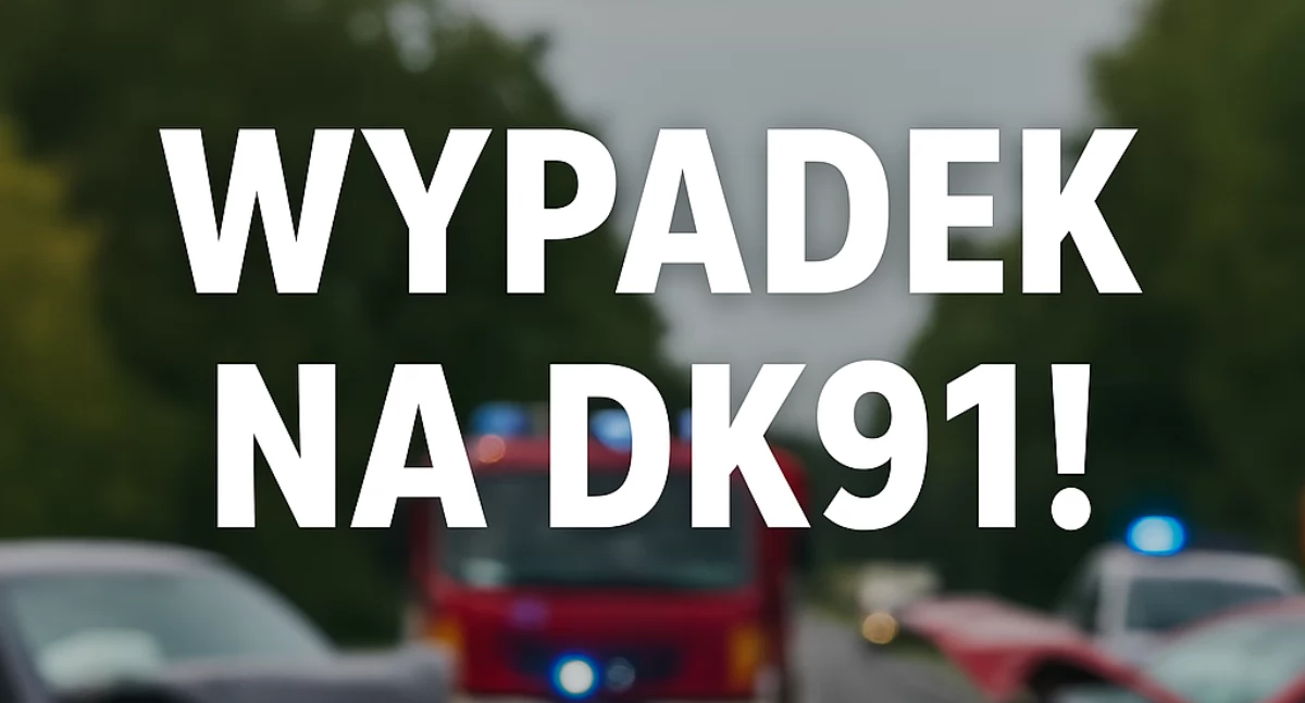 Pożary interwencje straży , Wypadek Włocławkiem zderzyły ruchliwej trasie Utrudnienia ruchu! - zdjęcie, fotografia