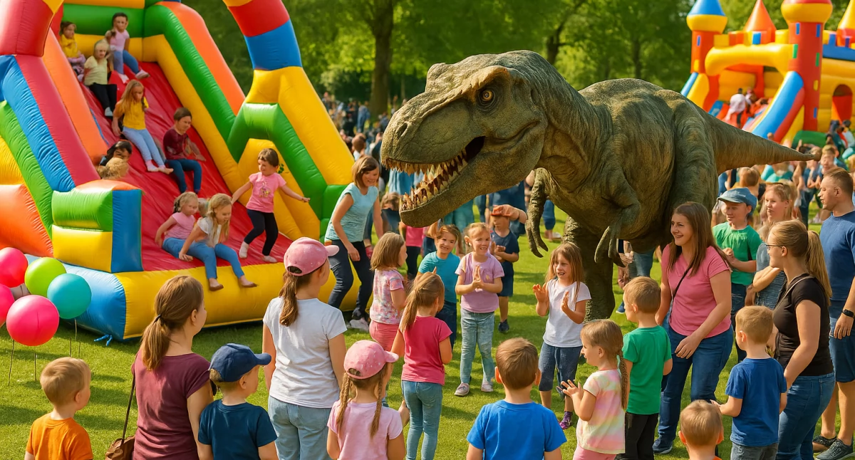 Rozrywka, Rodzinny weekend Gminie Choceń atrakcje Lutoborzu wielkie święto dzieci plaży Choceniu - zdjęcie, fotografia