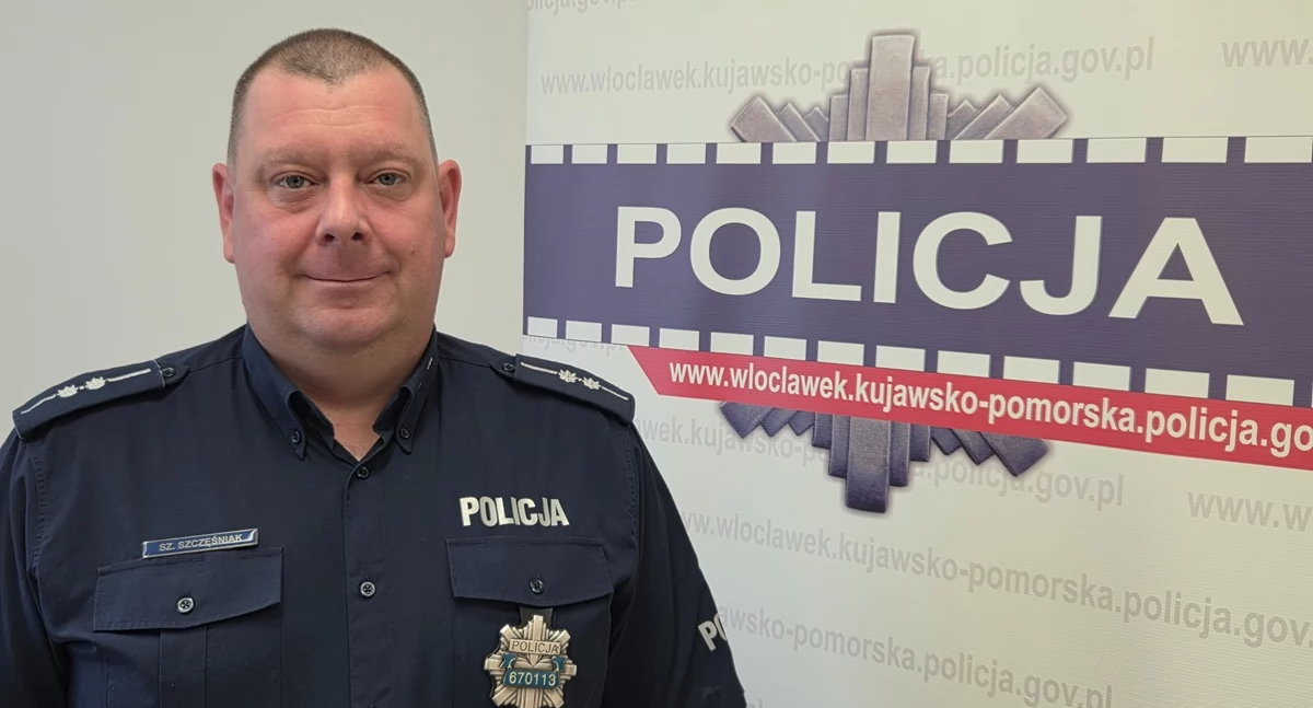 Policja - komunikaty policyjne, Zawsze gotów działania Dzielnicowy Włocławka dwukrotnie zatrzymał złodzieja służbie - zdjęcie, fotografia
