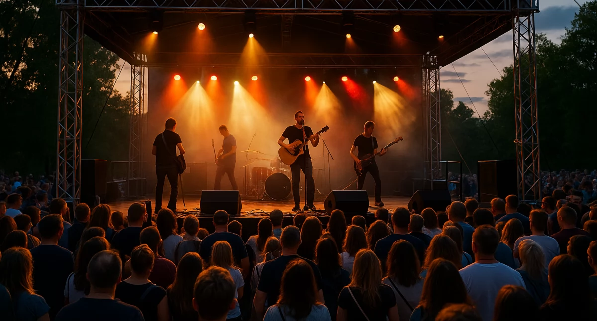 Rozrywka, Powitanie Lubieniu Kujawskim koncerty atrakcje program wydarzenia - zdjęcie, fotografia