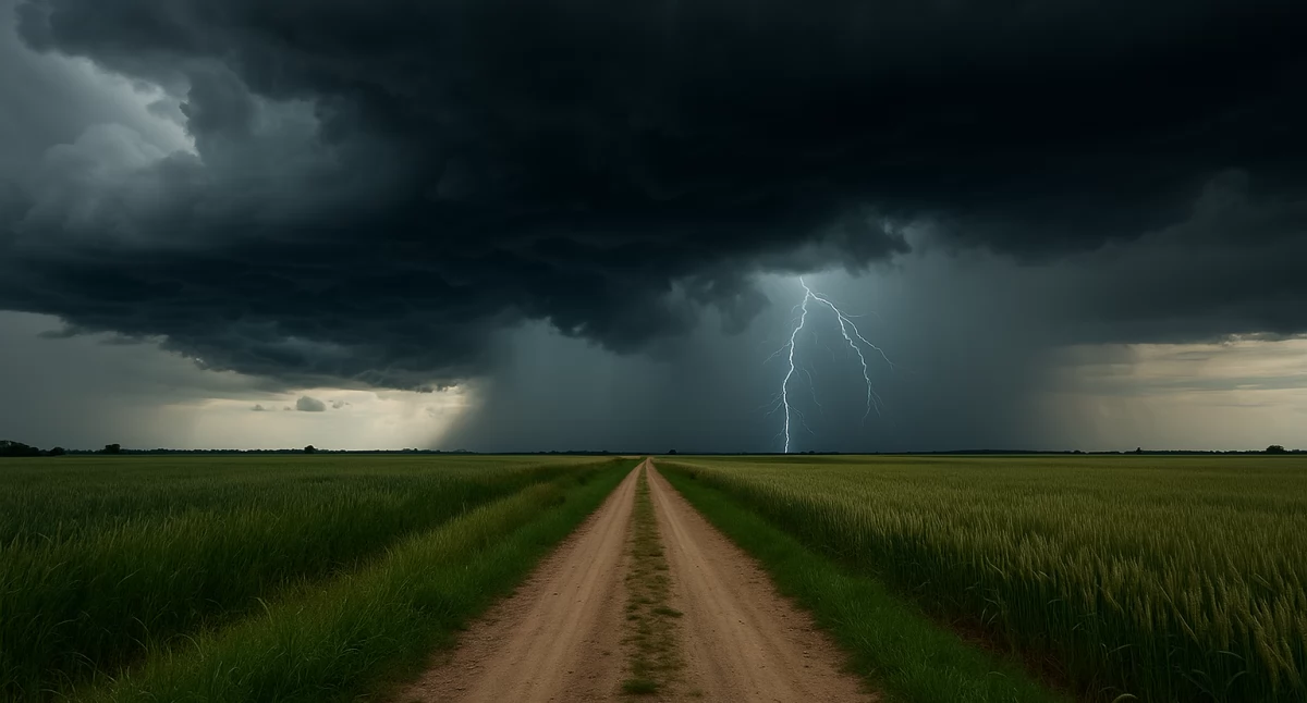 Komunikaty, Burze silny wiatr Włocławkiem regionem ostrzeżenie powiatów - zdjęcie, fotografia