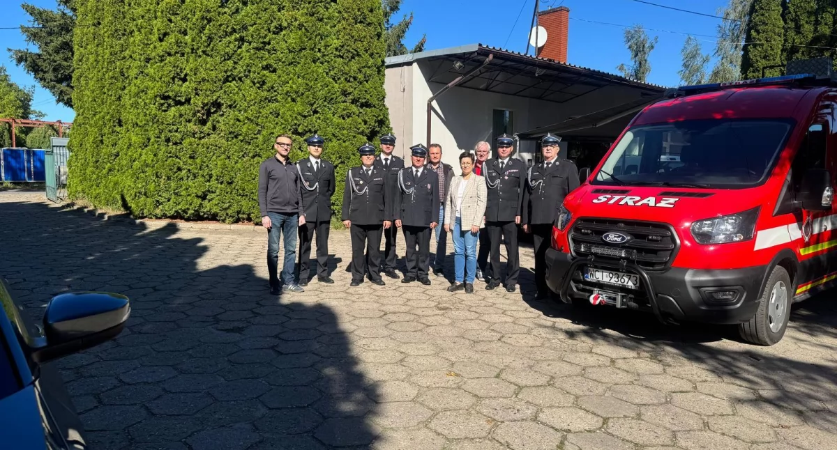 Pożary interwencje straży , Kłotno nowym samochodem ratowniczym pierwszy powiecie włocławskim - zdjęcie, fotografia