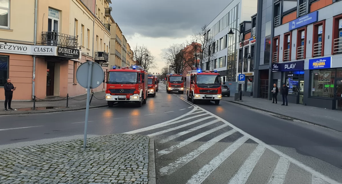 Pożary interwencje straży , Włocławku ulicach pojawią strażacy Kierowcy zachowajcie ostrożność - zdjęcie, fotografia