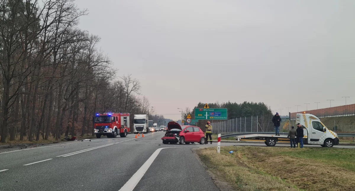 Wypadki drogowe, Poważny wypadek Zderzyły samochody osobowe - zdjęcie, fotografia