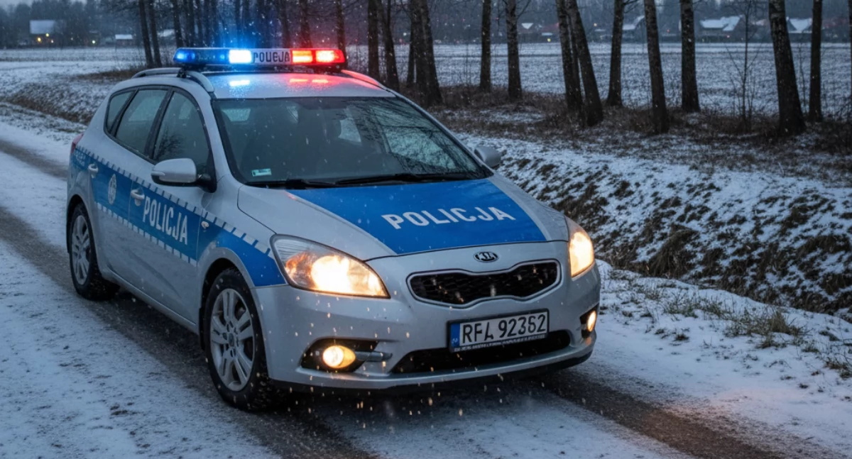 Wypadki drogowe, Poważny wypadek Adamowej latka ranna zjechaniu przeciwny - zdjęcie, fotografia