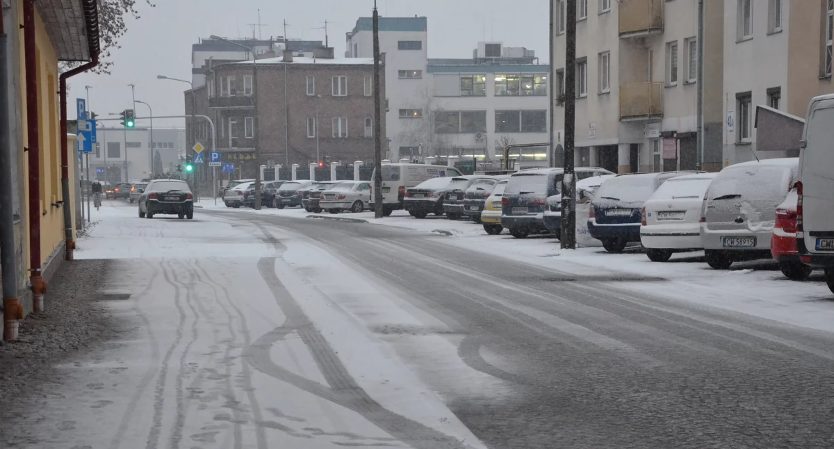 Komunikaty, Ślizgawka Włocławku okolicach Ulice chodniki mogą zamienić lodowisko - zdjęcie, fotografia
