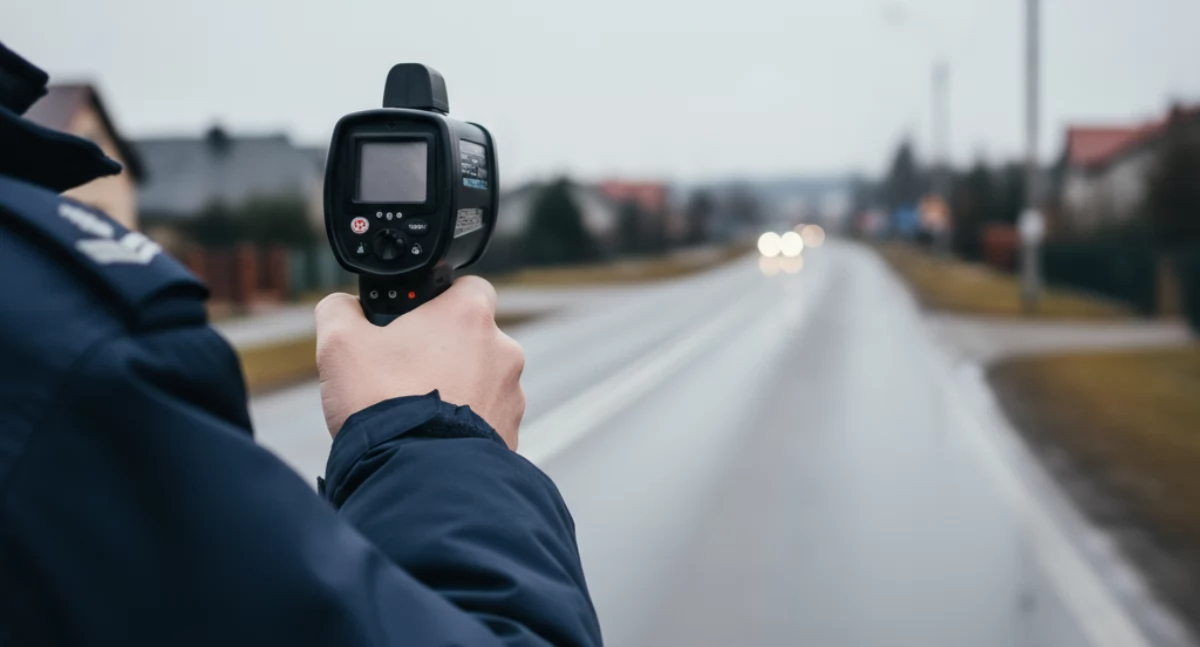 Policja - komunikaty policyjne, latek pędził przez Szpetal Górny Szybka interwencja grupy SPEED - zdjęcie, fotografia