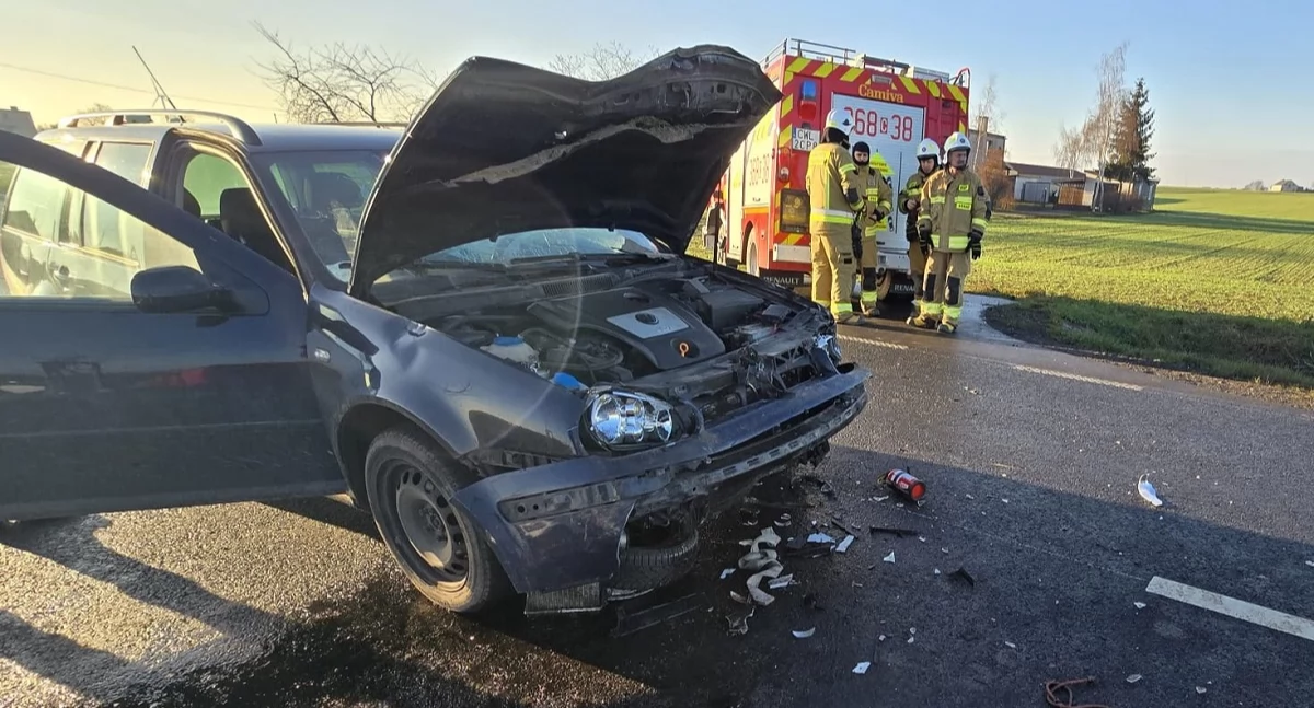 Policja - komunikaty policyjne, Tragiczny wypadek gminie Lubraniec Śmiertelne zderzenie - zdjęcie, fotografia