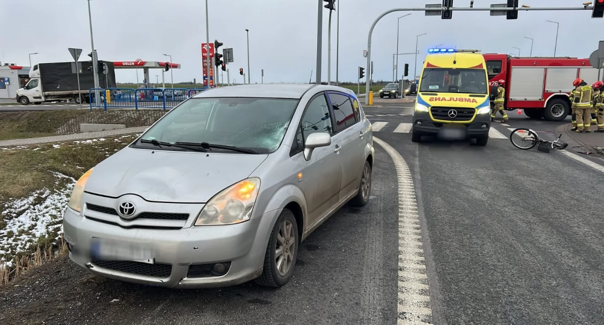 Wypadki drogowe, Kobieta potrącona gminie Kowal Droga kierunku Łodzi zablokowana - zdjęcie, fotografia
