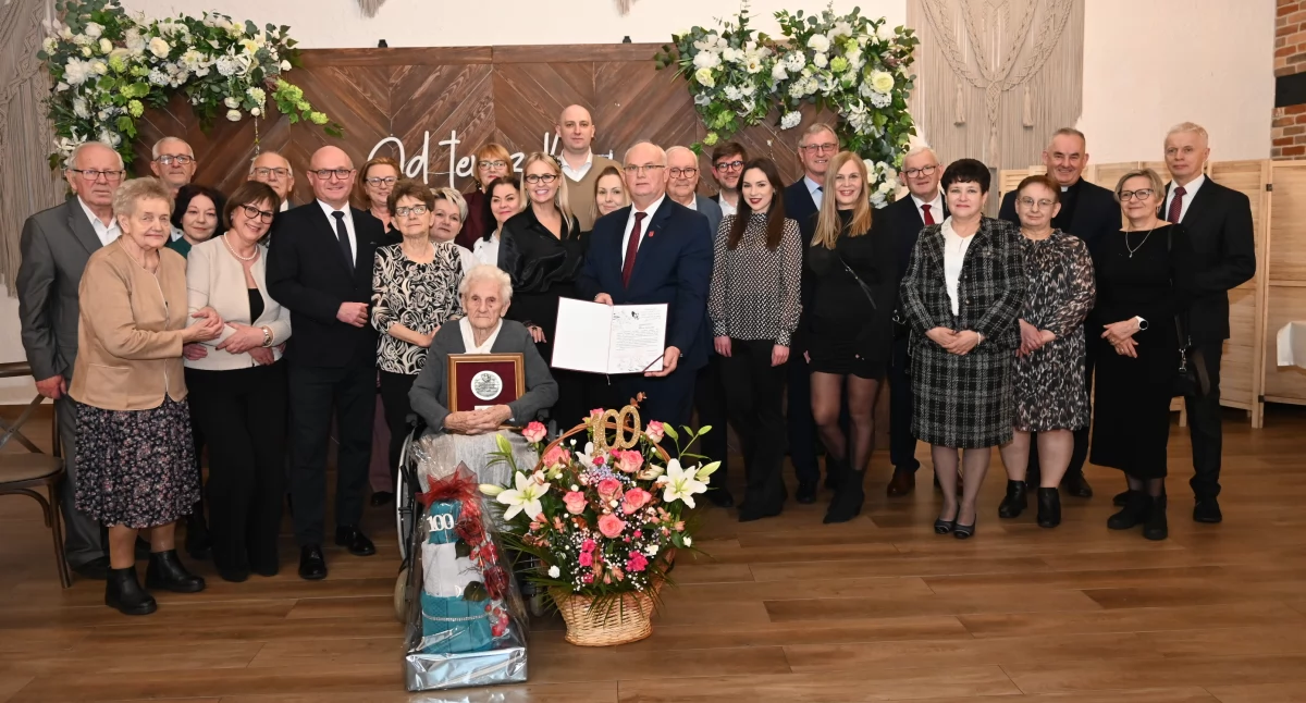 Ludzie_, Wyjątkowy jubileusz Lubrańcu Weronika Wiśniewska skończyła - zdjęcie, fotografia