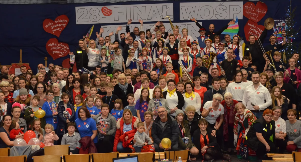 Charytatywne, WOŚP gminie Włocławek Smólnik Kruszyn sąsiedzi grają razem potrzeby serca - zdjęcie, fotografia