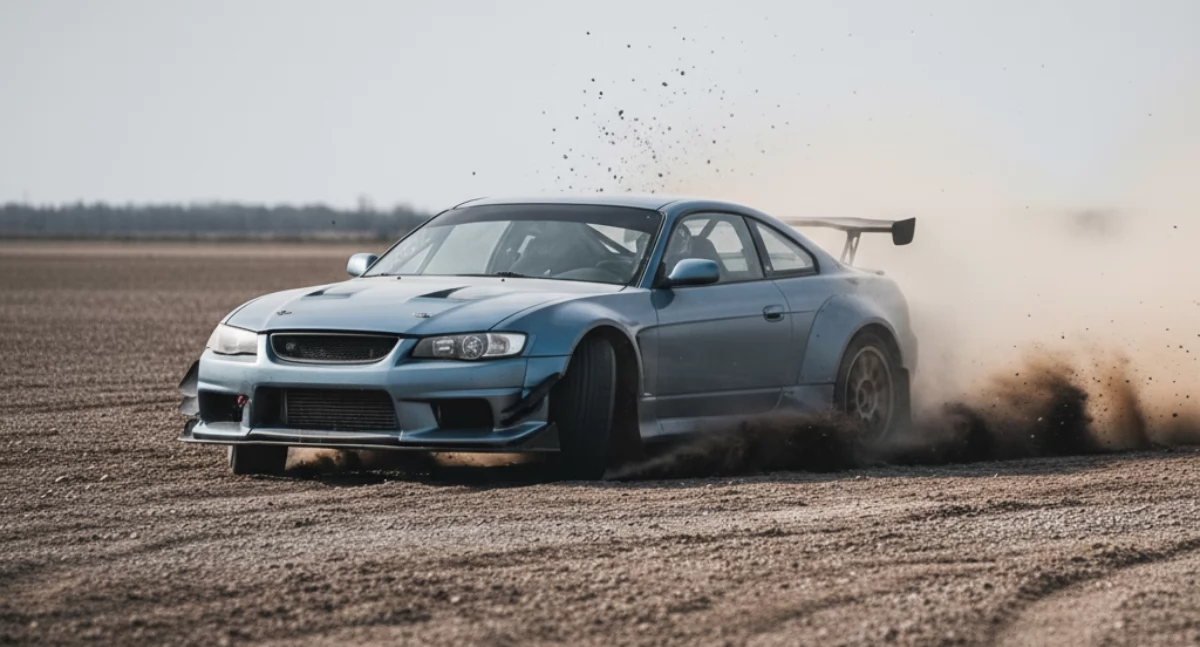 Rajdy motorowe - auta, Drift Włocławkiem Będzie surowo karany torami - zdjęcie, fotografia