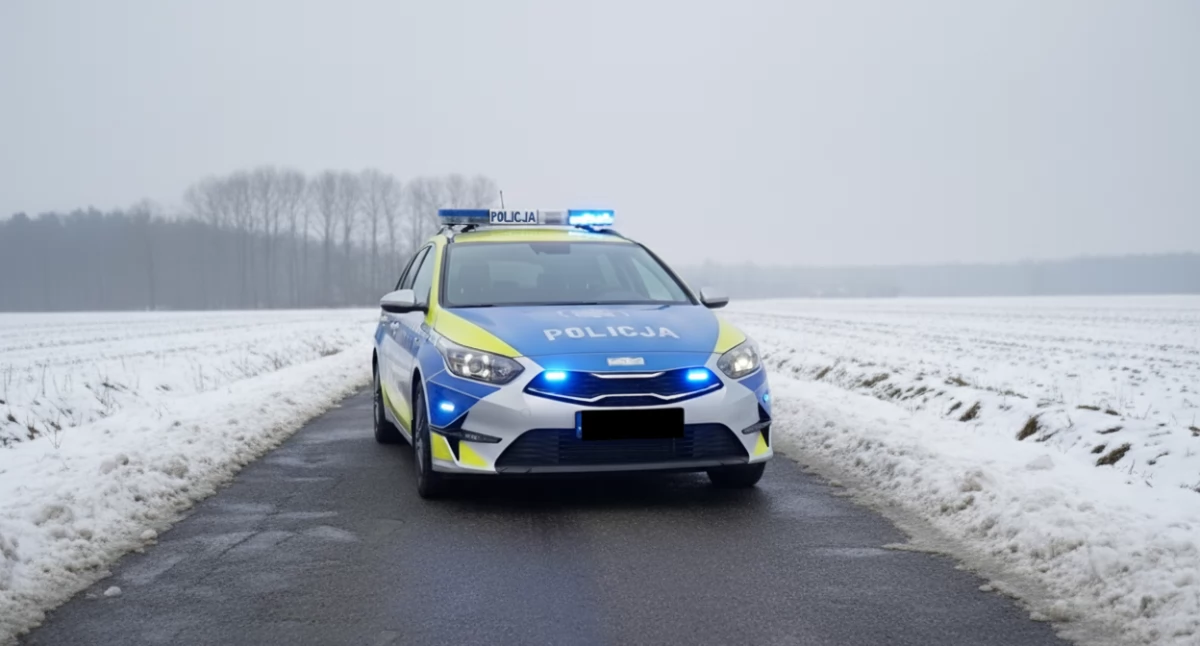 Policja - komunikaty policyjne, Policyjny pościg latek zignorował sygnały przyspieszył - zdjęcie, fotografia