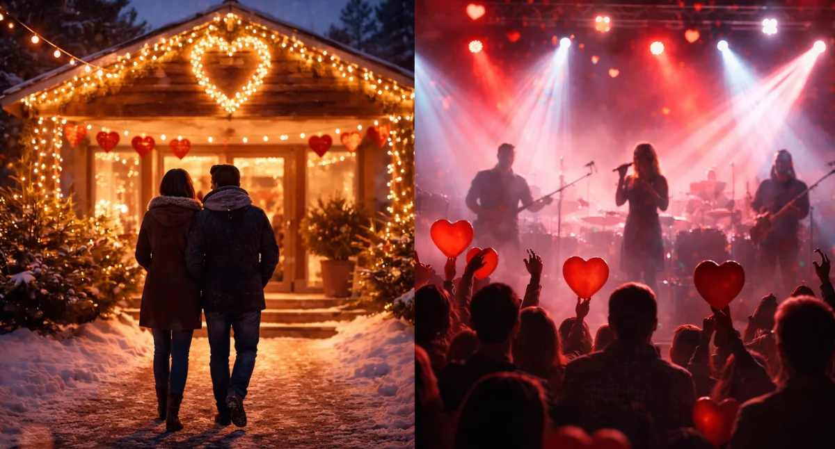 Koncerty, Walentynkowe koncerty gminie Włocławek Muzyka zabrzmi Kruszynie Smólniku - zdjęcie, fotografia