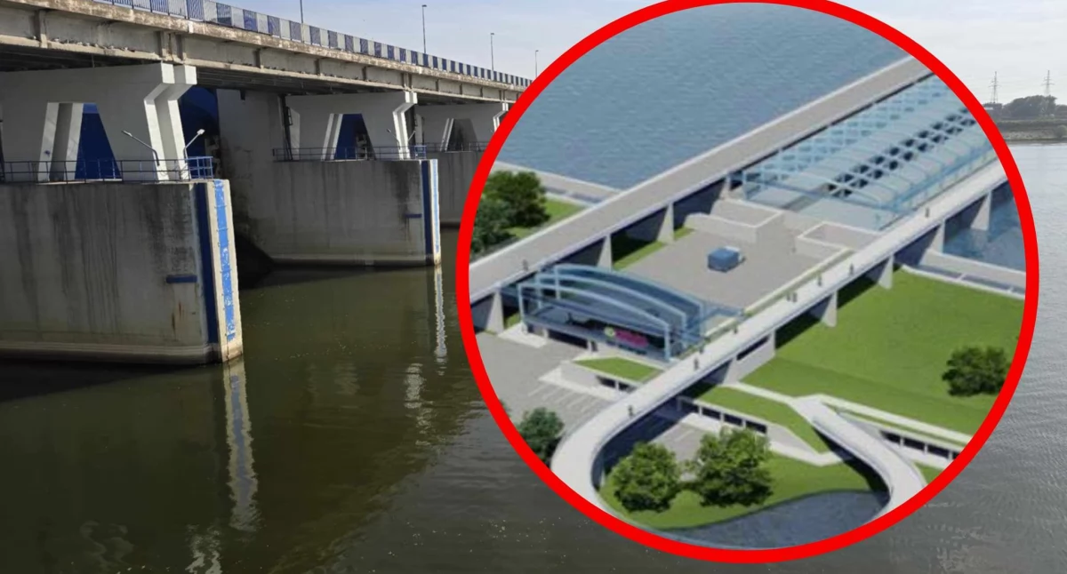 Ludzie_, Polityczna burza wraca Wisłę dalej stopniem wodnym Siarzewie - zdjęcie, fotografia