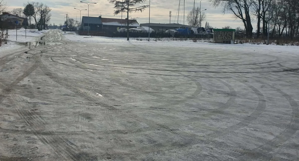 Pogoda, Gołoledź Włocławek okolice ostrzeżenie będzie ślisko - zdjęcie, fotografia