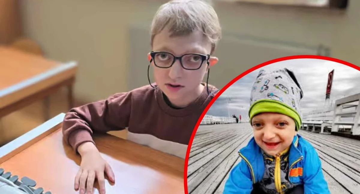 Charytatywne, Poruszająca historia Kubusia gminy Włocławek zbiórka leczenie chłopca - zdjęcie, fotografia