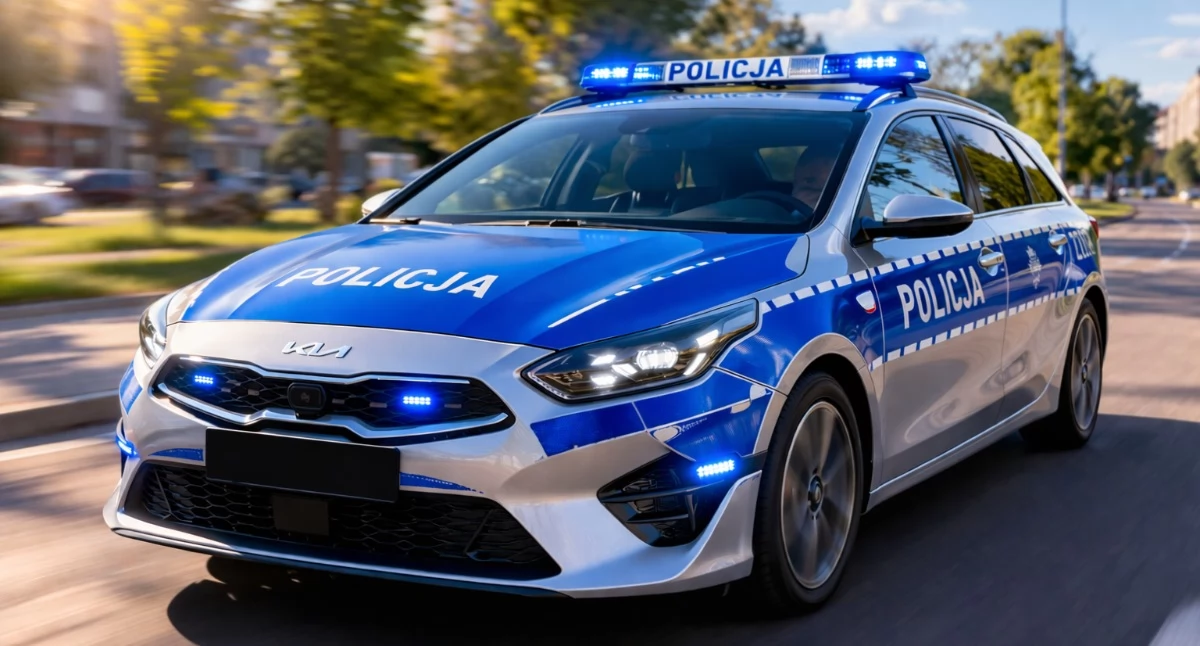 Wypadki drogowe, Kilkanaście minut ucieczki przez Włocławek latka rozbiła Volvo rondzie - zdjęcie, fotografia