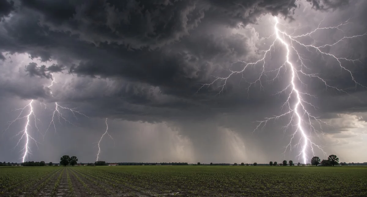 Pogoda, Burze silny wiatr Włocławkiem wydał ostrzeżenie regionu - zdjęcie, fotografia