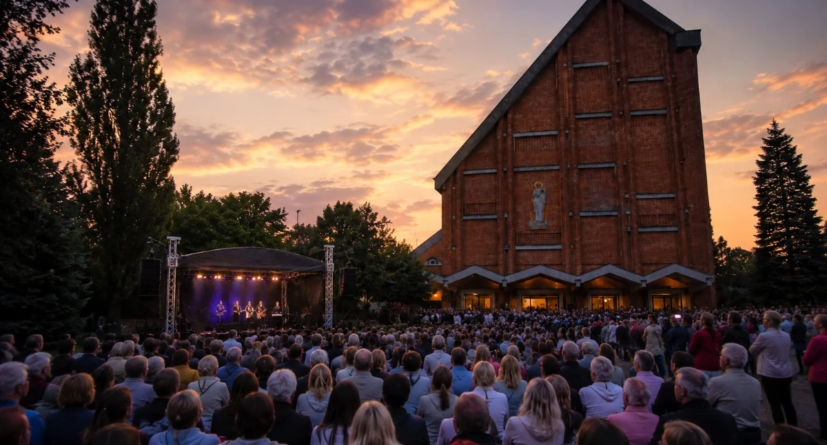 Koncerty, Koncert muzyki chrześcijańskiej Parafii Józefa Włocławku Wieczór Chwały rocznicę Sanktuarium - zdjęcie, fotografia