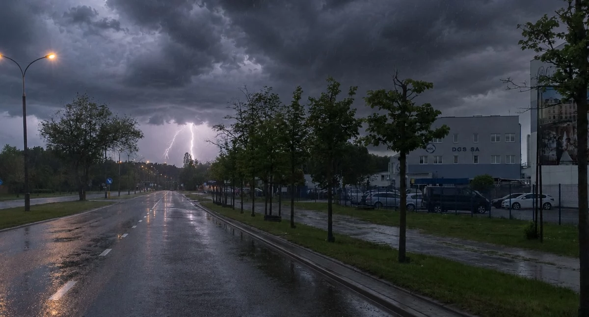 Pogoda, Burze uderzą Kujawsko Pomorskie liście Włocławek okolice - zdjęcie, fotografia