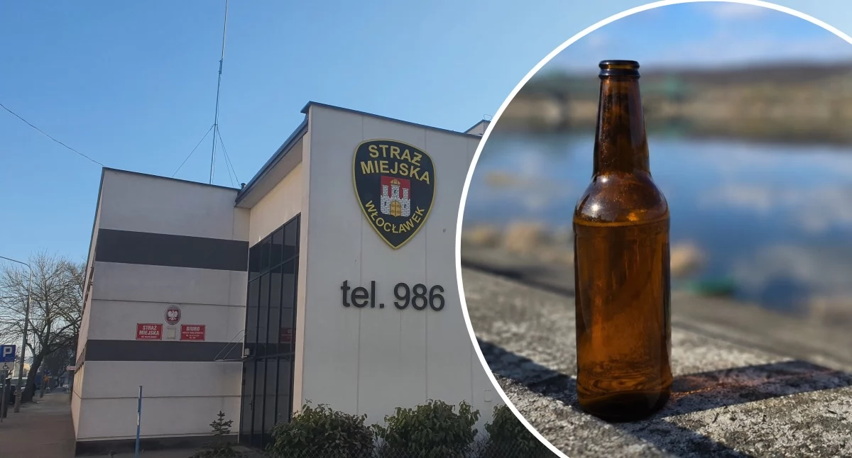 Straż Miejska, latka piła alkohol ulicy Włocławku Sprawa trafi sądu rodzinnego - zdjęcie, fotografia