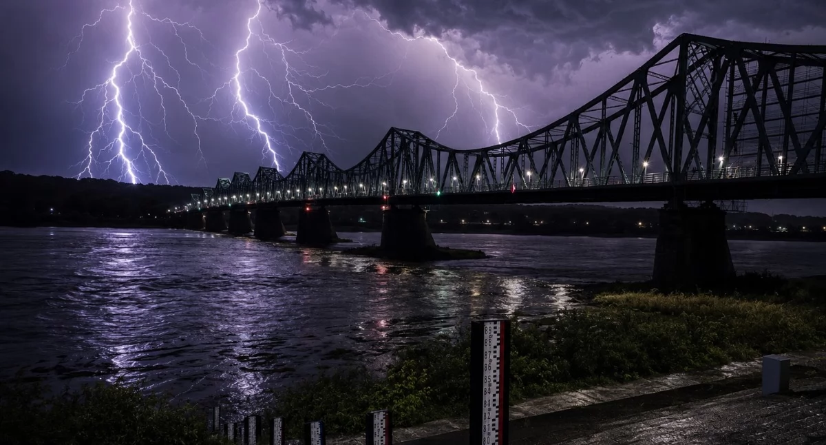 Pogoda, Burze znów Włocławkiem powiatem wydał ostrzeżenie stopnia - zdjęcie, fotografia