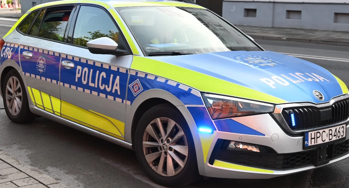 Policja - komunikaty policyjne, latka była chodniku Chwilę później najechała ciężarówka - zdjęcie, fotografia