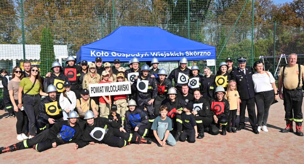 Pożary interwencje straży , Wojewódzkie Zawody Sportowo Pożarnicze Brześciu Kujawskim Tutaj widać siłę strażackiej wspólnoty - zdjęcie, fotografia