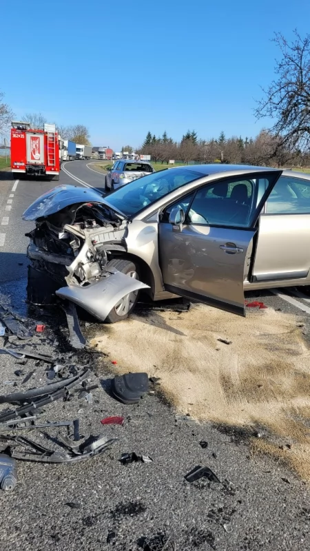 Wypadek na DK67. Droga pod Włocławkiem zablokowana