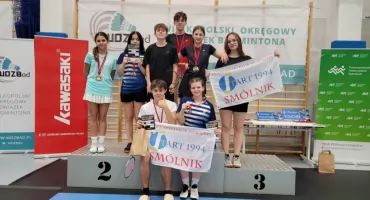 Sukces zawodników  UKS START Smólnik. Z Krajowego Turnieju Młodzików w Badmintonie wrócili z 8 medalami