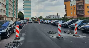 Trwa remont ulicy Sielskiej na Zazamczu we Włocławku 