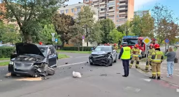 Poranny wypadek we Włocławku – ulica Okrężna częściowo zablokowana
