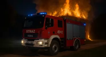 Pożar przy ulicy Kapitulnej. Strażacy nie wykluczają podpalenia