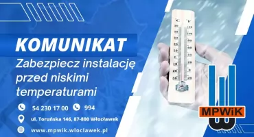 Włocławek: MPWiK przypomina o obowiązkach przed zimą