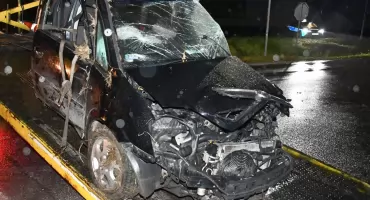 Śmiertelne zderzenie ciężarówki z osobówką na DK 62