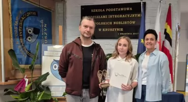 Sukces młodych recytatorów z Kruszyna: Anna i szkolna reprezentacja wyróżniają się na ogólnopolskiej scenie