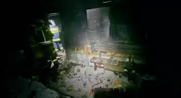 Pożar domu w powiecie włocławskim