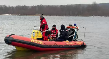 WOPR i policja przeszukiwały Wisłę we Włocławku. Trwają poszukiwania zaginionego 47-letniego mężczyzny