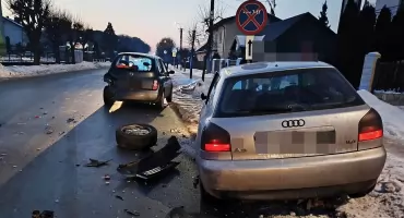 Policyjny pościg za 24-latkiem. Mężczyzna zderzył się z dwoma pojazdami