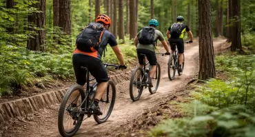 Trasy rowerowe powstaną w lasach Zawiśla. Podpisano umowy. Znamy szczegóły