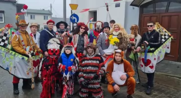 Kujawskie Zapusty w Lubrańcu. Kozy z wizytą w Urzędzie Miejskim